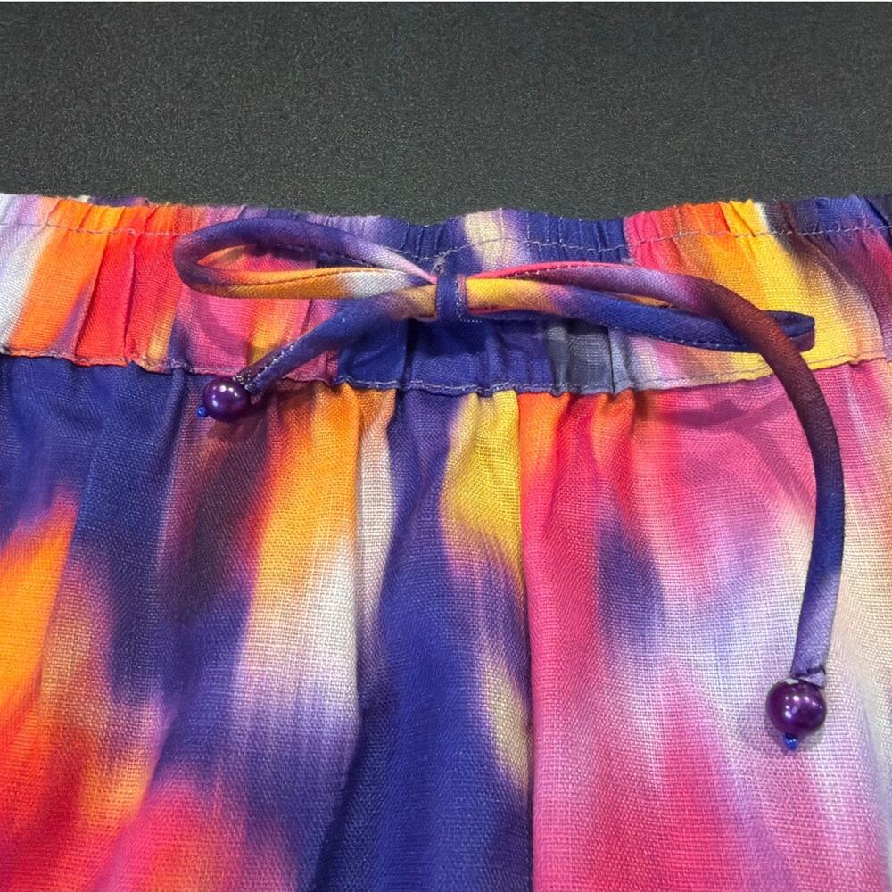 HT 360 Collective Drawstring Shorts, Women’s Small, Multicolor Abstract Print - Picture 2 of 4